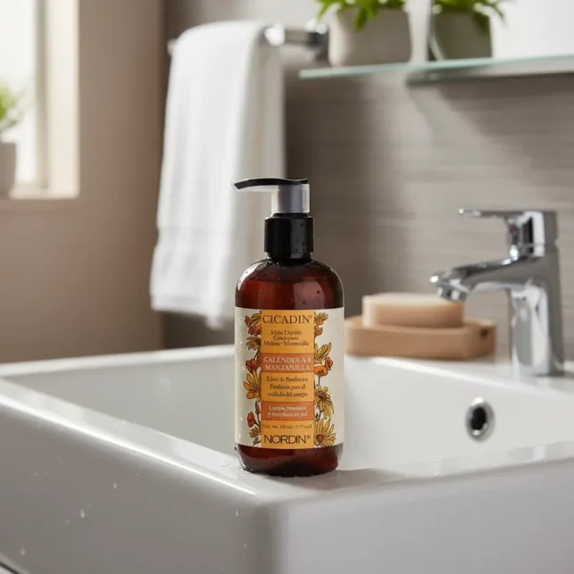 Regalo Navideño Nordin Crema Suavizante para manos y cuerpo con  Aloe Vera aroma a "Éxtasis"+ Jabón Líquido Calendula y Manzanilla - Imagen 15